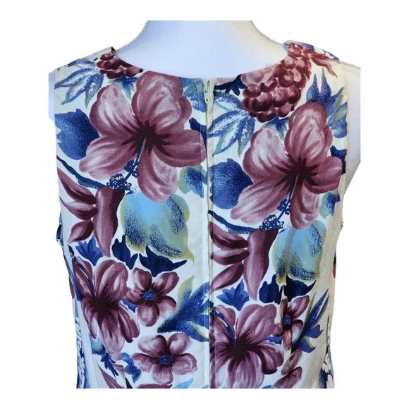 Hilo Hattie, The Hawaiian Original Women's Floral Sleeveless Dress, Size… - Picture 7 of 12